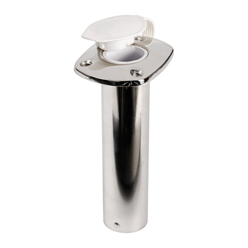 SS vertical flush-mounting rod holder 42 mm - foto originale Osculati Srl
