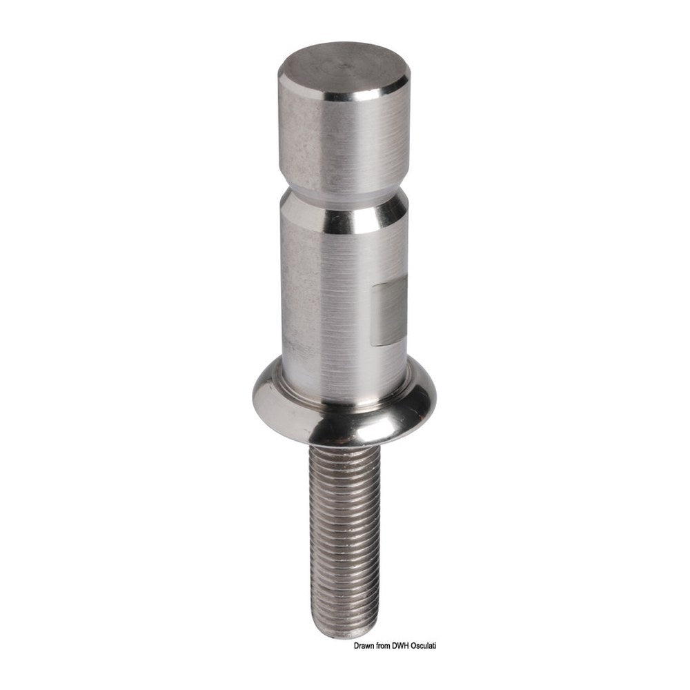 Stanchion base AISI316 30 x 2 mm - foto originale Osculati Srl