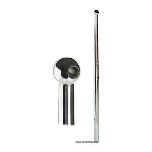 Stanchion for female base AISI316 450 mm - foto originale Osculati Srl