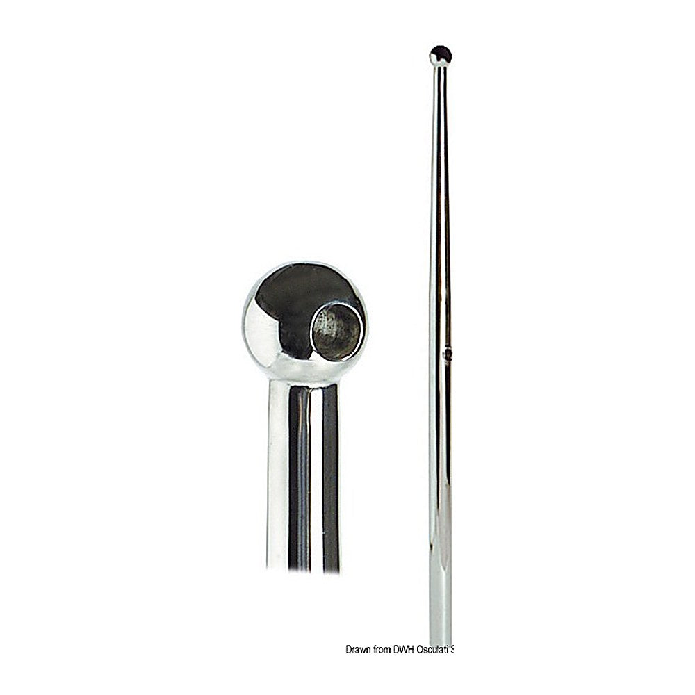 Stanchion for female base AISI316 610 mm - foto originale Osculati Srl