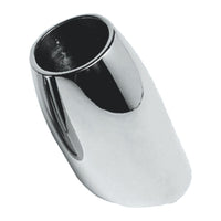 Relingstützenhalter, stumpf-oval AISI316 60° 30 mm