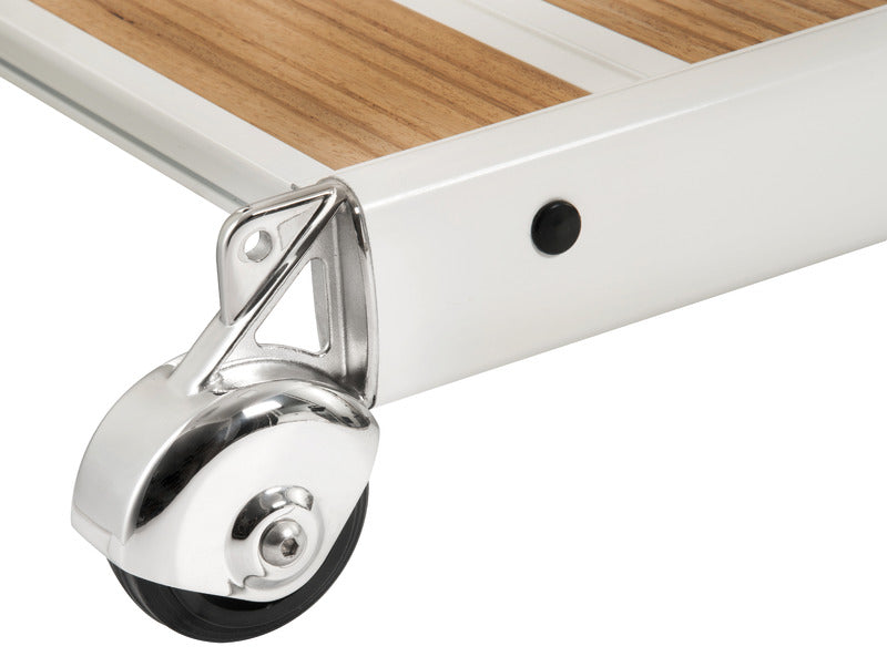 Foldable gangway lacquered white 260 cm - foto originale Osculati Srl