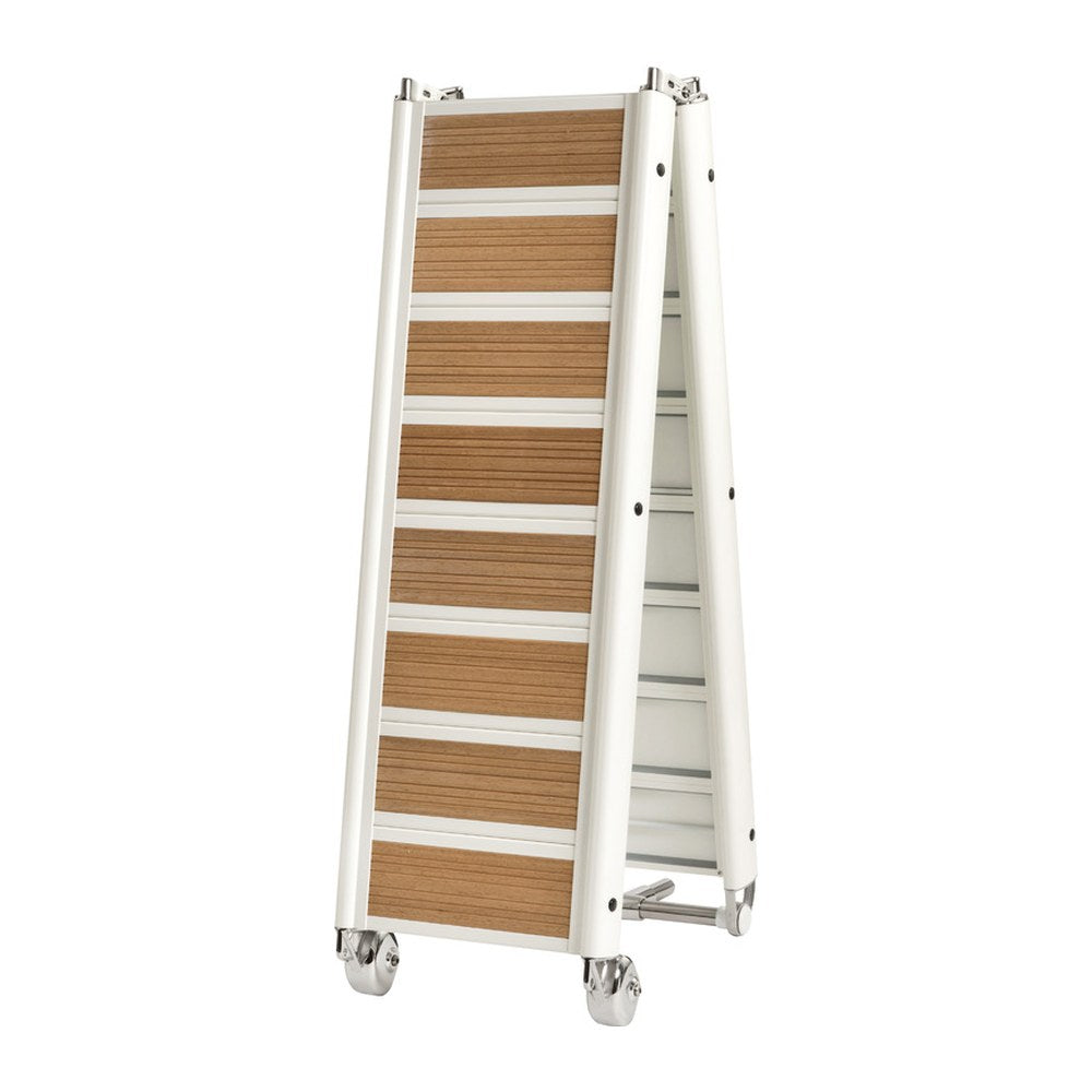Foldable gangway lacquered white 210 cm - foto originale Osculati Srl