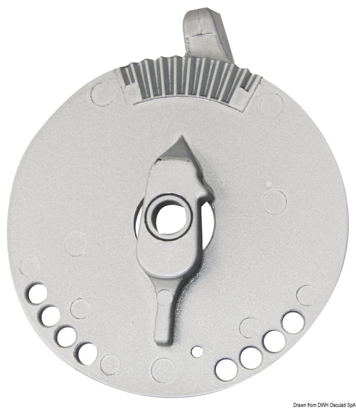 Tecnoseal Magnesium fin anode Suzuki DF60/140 with bores - foto originale Osculati Srl