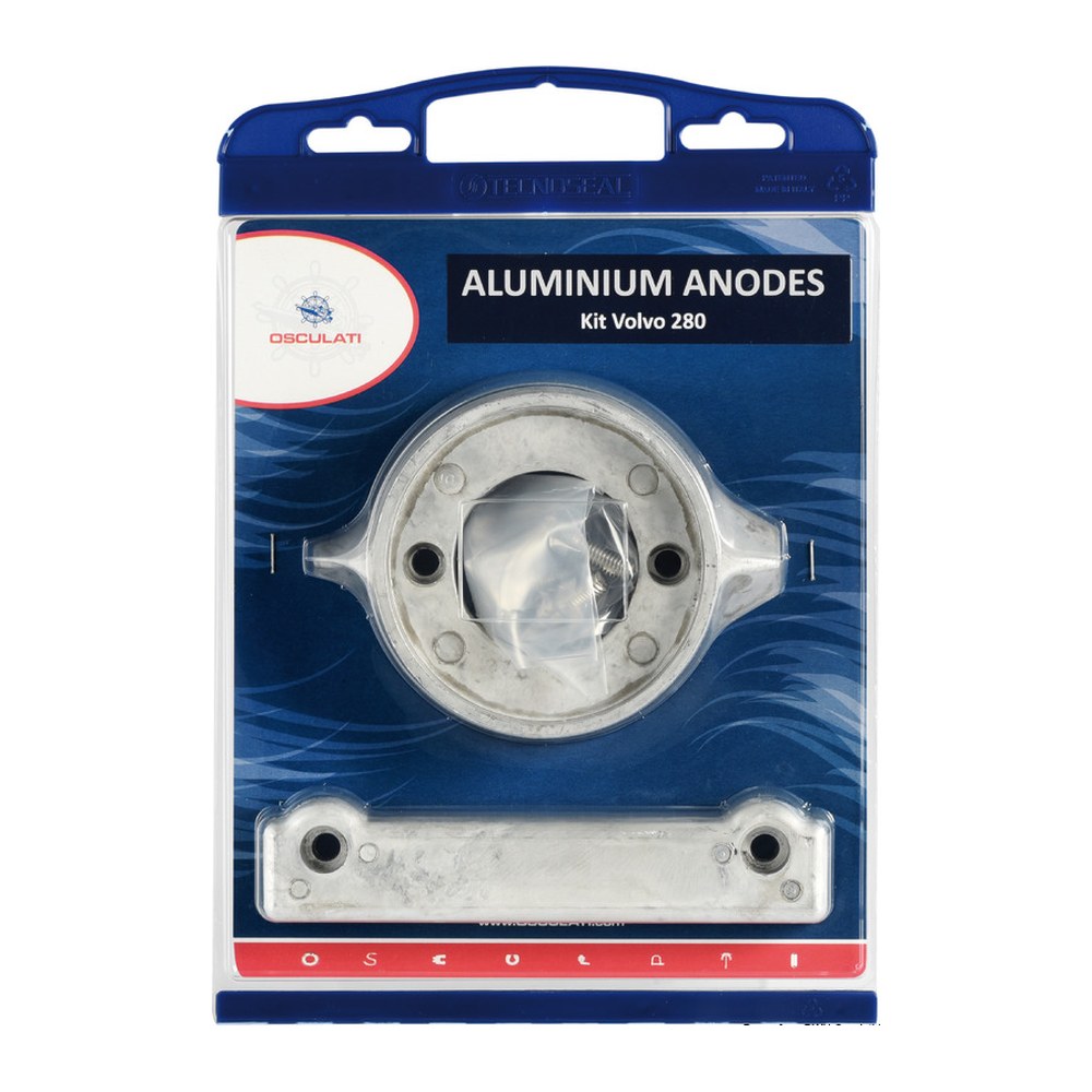 Osculati by Tecnoseal Anode kit for Volvo engines 280 aluminium - foto originale Osculati Srl