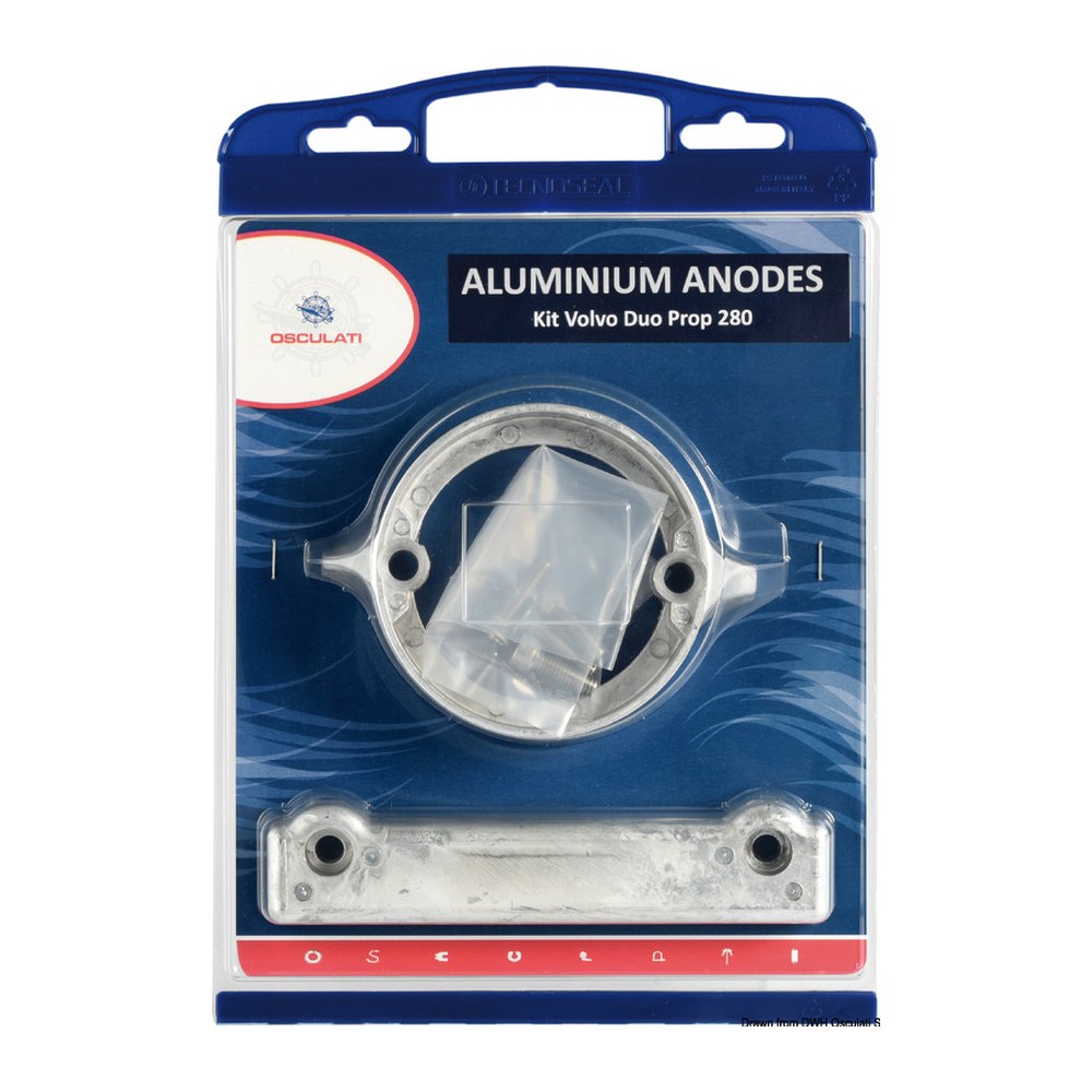 Osculati by Tecnoseal Anode kit for Volvo engines 280DP zinc - foto originale Osculati Srl