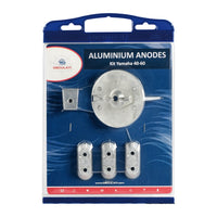 By Tecnoseal Anodkit Yamaha 4-takts utombordare 40/60 zink