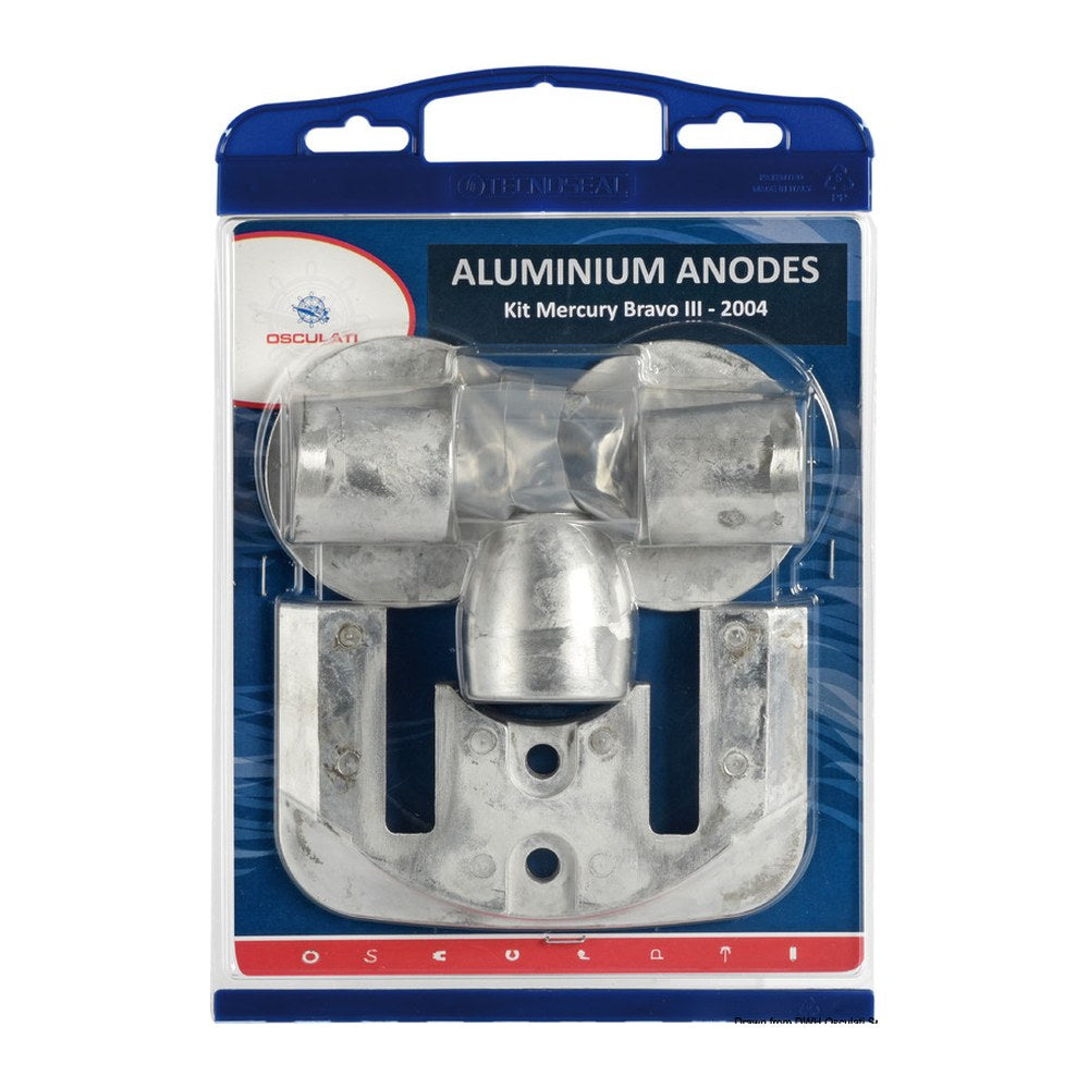 Osculati by Tecnoseal Anode kit Bravo III-04 aluminium - foto originale Osculati Srl
