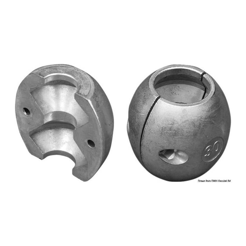 Tecnoseal Propeller shaft olive anode 70 mm - foto originale Osculati Srl