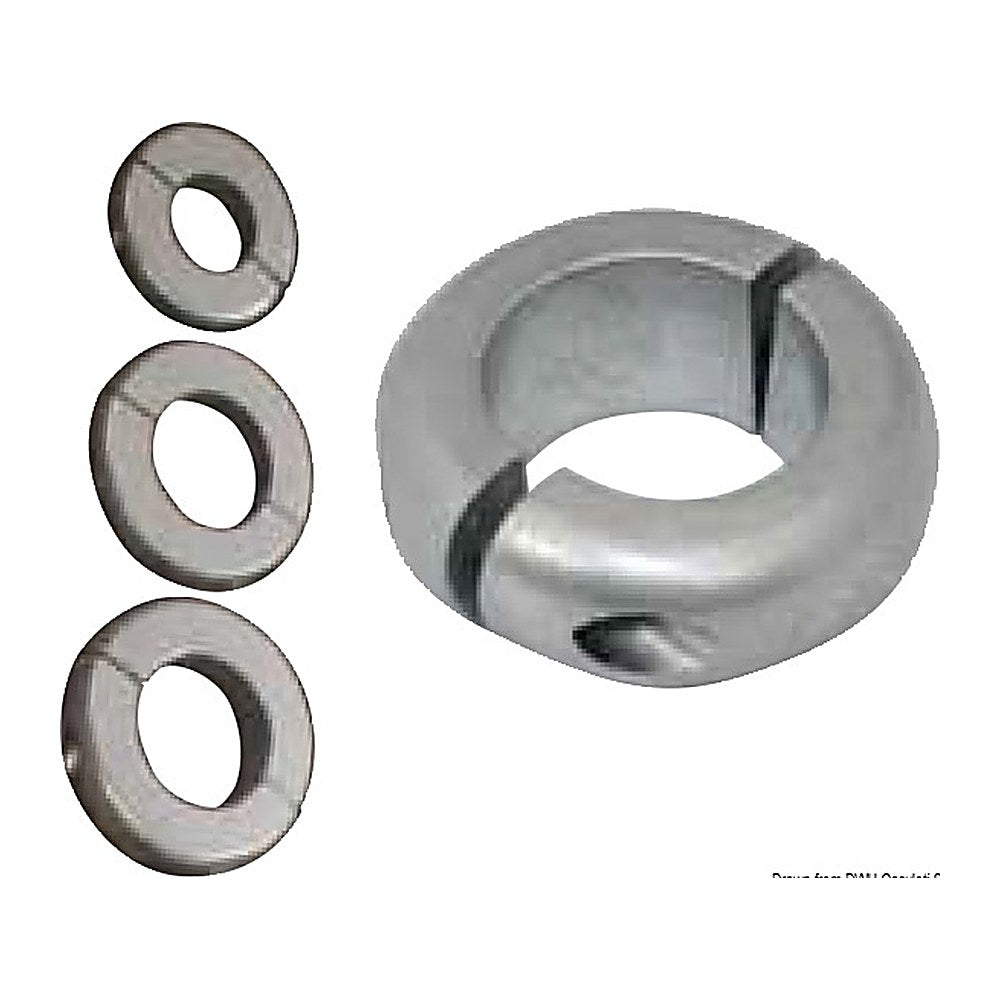 Tecnoseal Propeller shaft low olive anode 40 mm - foto originale Osculati Srl