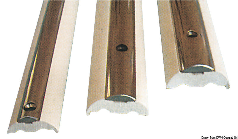 Tessilmare White PVC profile base 35 mm (pack of 24) - foto originale Osculati Srl