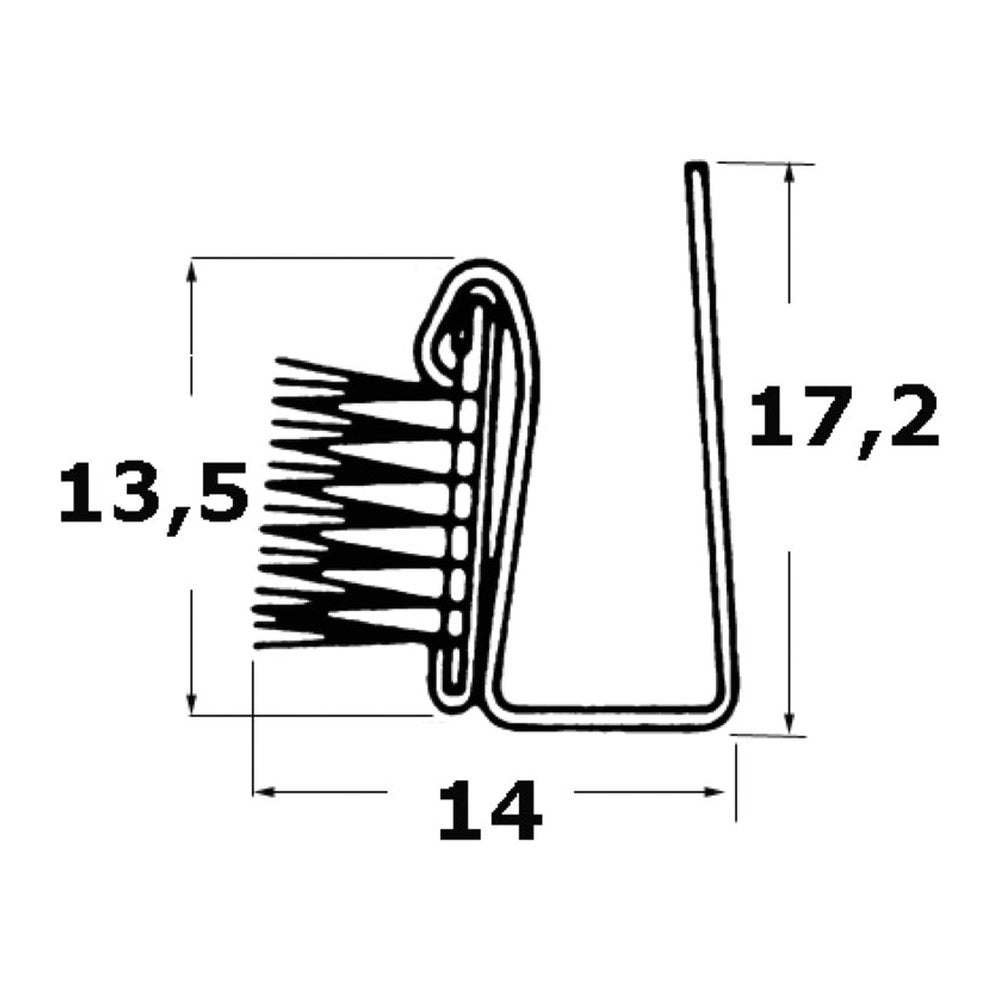 Glass sealing rail AISI316 - foto originale Osculati Srl
