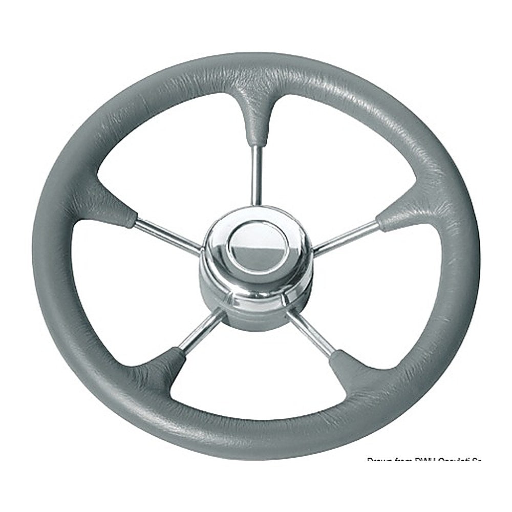 Soft polyurethane steering wheel cone grey 350mm - foto originale Osculati Srl