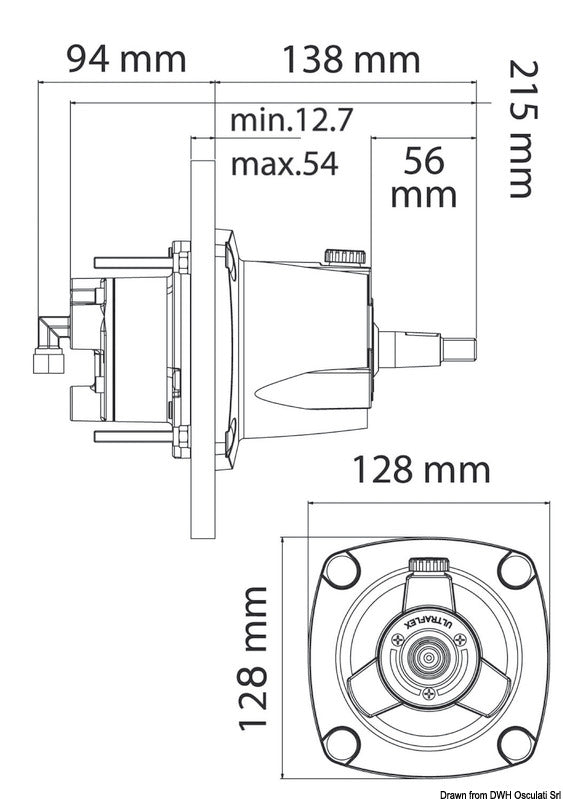 ULTRAFLEX Gotech hydr. steering inboard - foto originale Osculati Srl