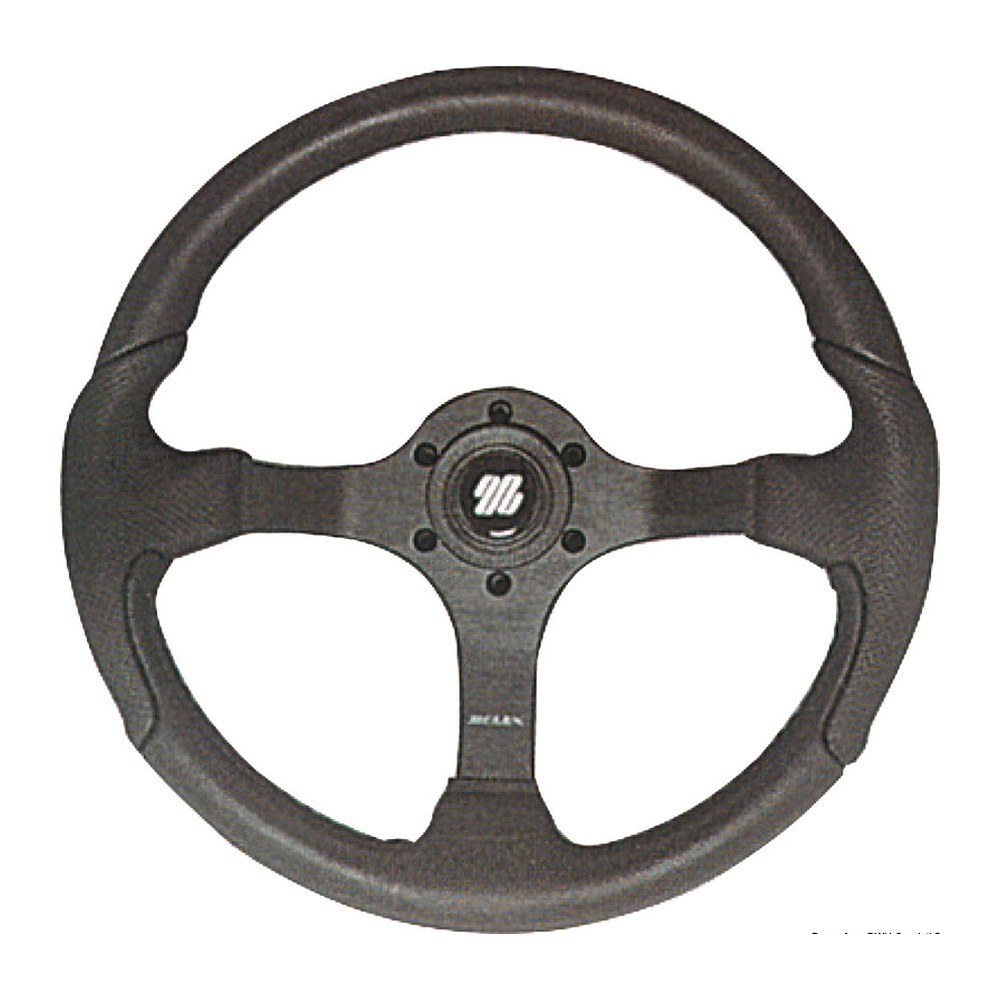 Uflex ULTRAFLEX Nisida/Spargi steering wheel black 350mm - foto originale Osculati Srl
