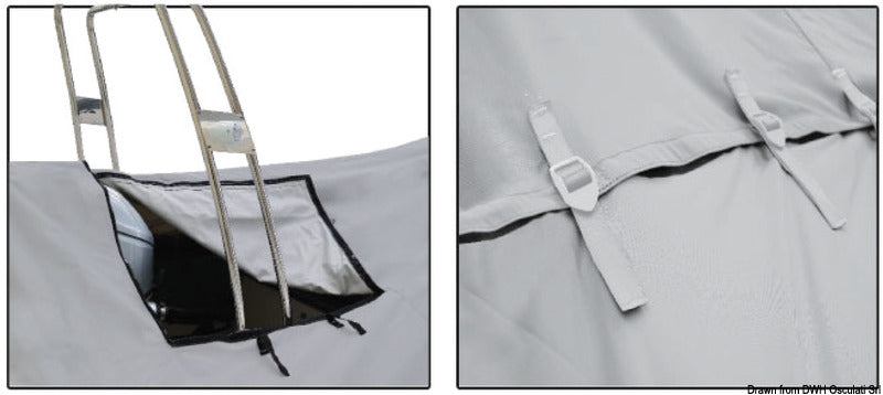 Oceansouth Tailored tarpaulin for dinghies 760/790 cm - foto originale Osculati Srl