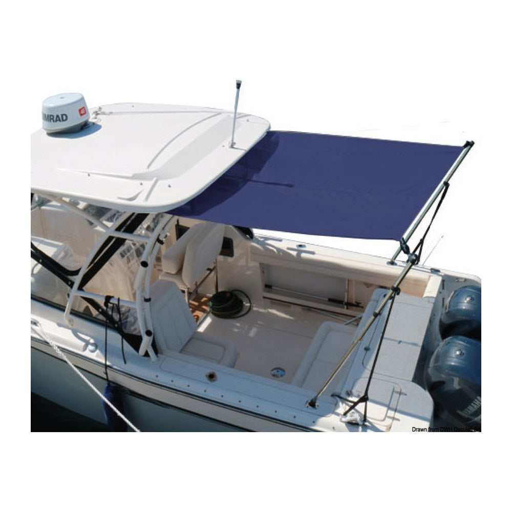 Oceansouth Black T-Top shade extension 210/210/150 cm - foto originale Osculati Srl