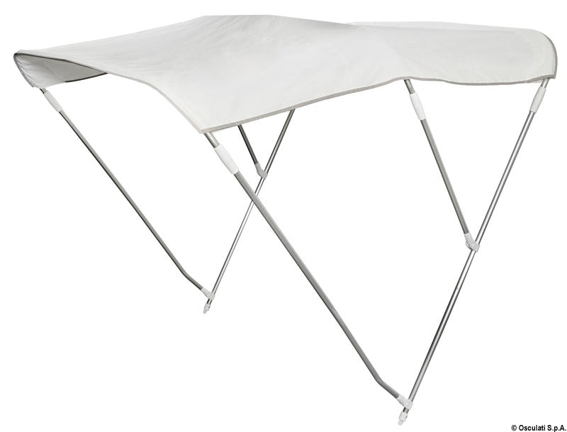3-arc foldable bimini Ø 22 mm 150/160 cm navy blue - foto originale Osculati Srl