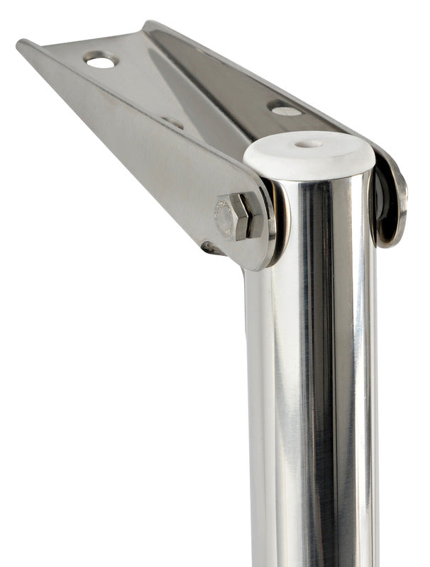 Telescopic narrow ladder AISI316 3 white steps - foto originale Osculati Srl