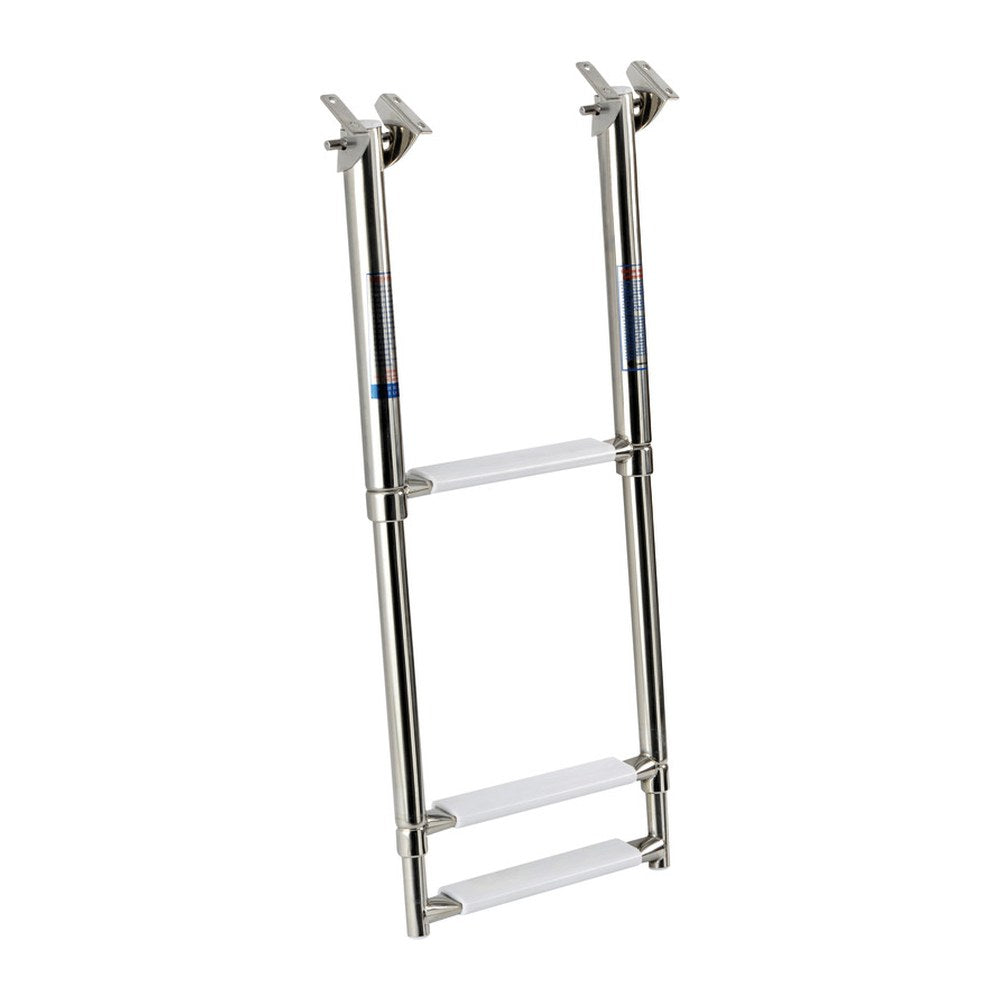 Telesc. ladder unter gangplank AISI316 3 steps - foto originale Osculati Srl