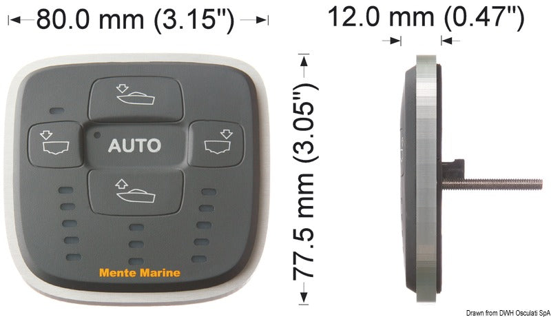 MENTE MARINE control panel ACS A - foto originale Osculati Srl