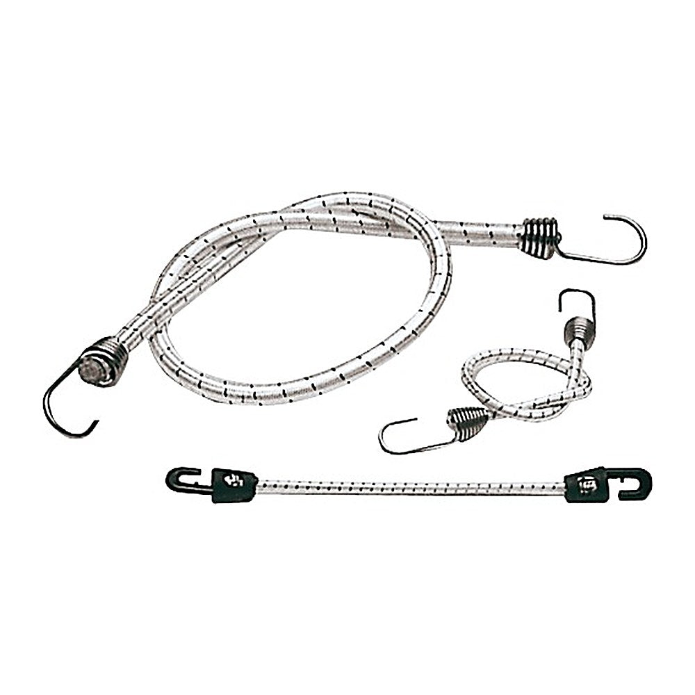 Shock cord+nylon hook 30 cm x 6 mm (pack of 20) - foto originale Osculati Srl
