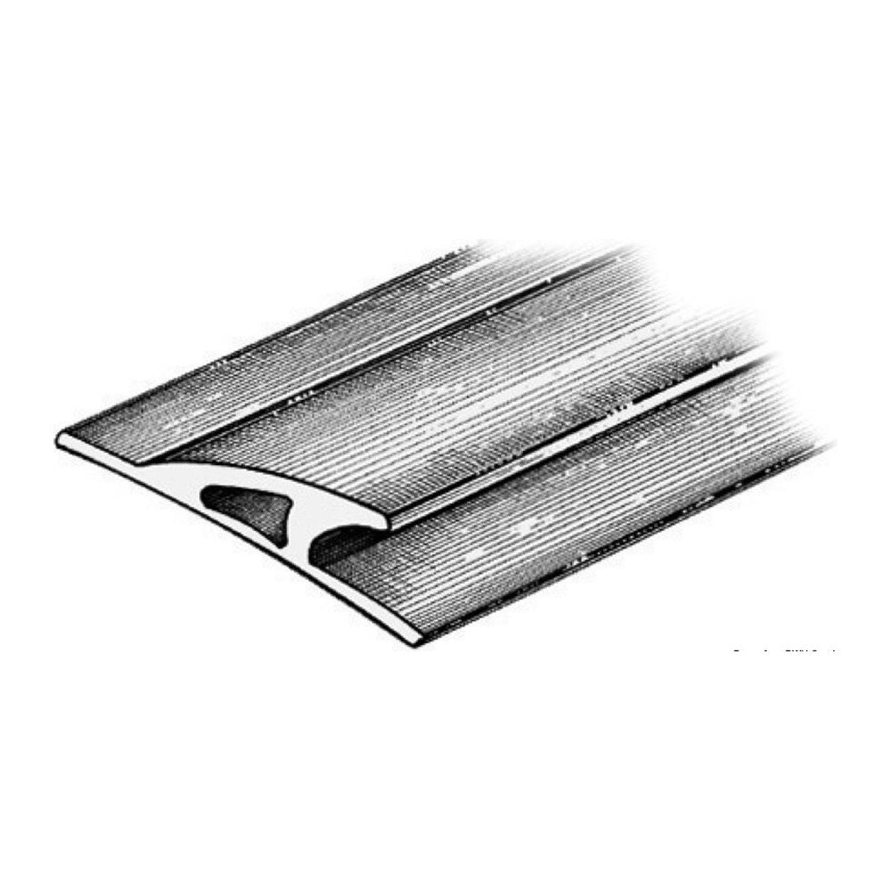 Profilo paracolpi 3x90x23 mm grigio scuro RAL 7012 (pack of 24) - foto originale Osculati Srl