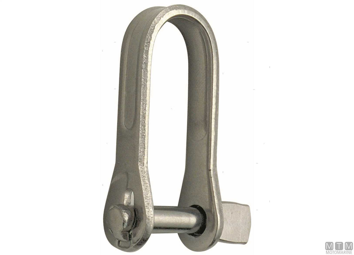 Snap shackle 1 pin D5 mm stainless steel 316 stamped - original photo Motomarine Srl