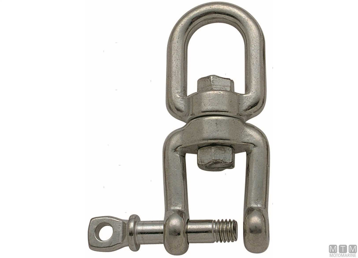Eye/shackle swivel Ø5 mm AISI 316 stainless steel - original photo Motomarine Srl