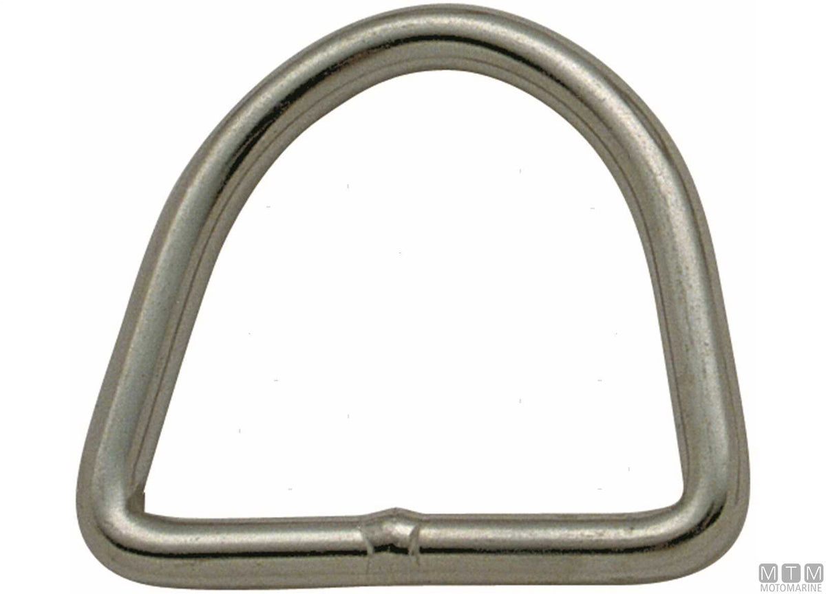 D-ring Ø5x30 mm stainless steel 316 - original photo Motomarine Srl