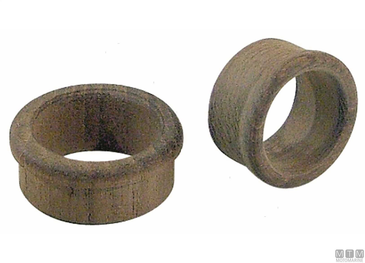 Through-hull teak handle Ø26 mm - original photo Motomarine Srl