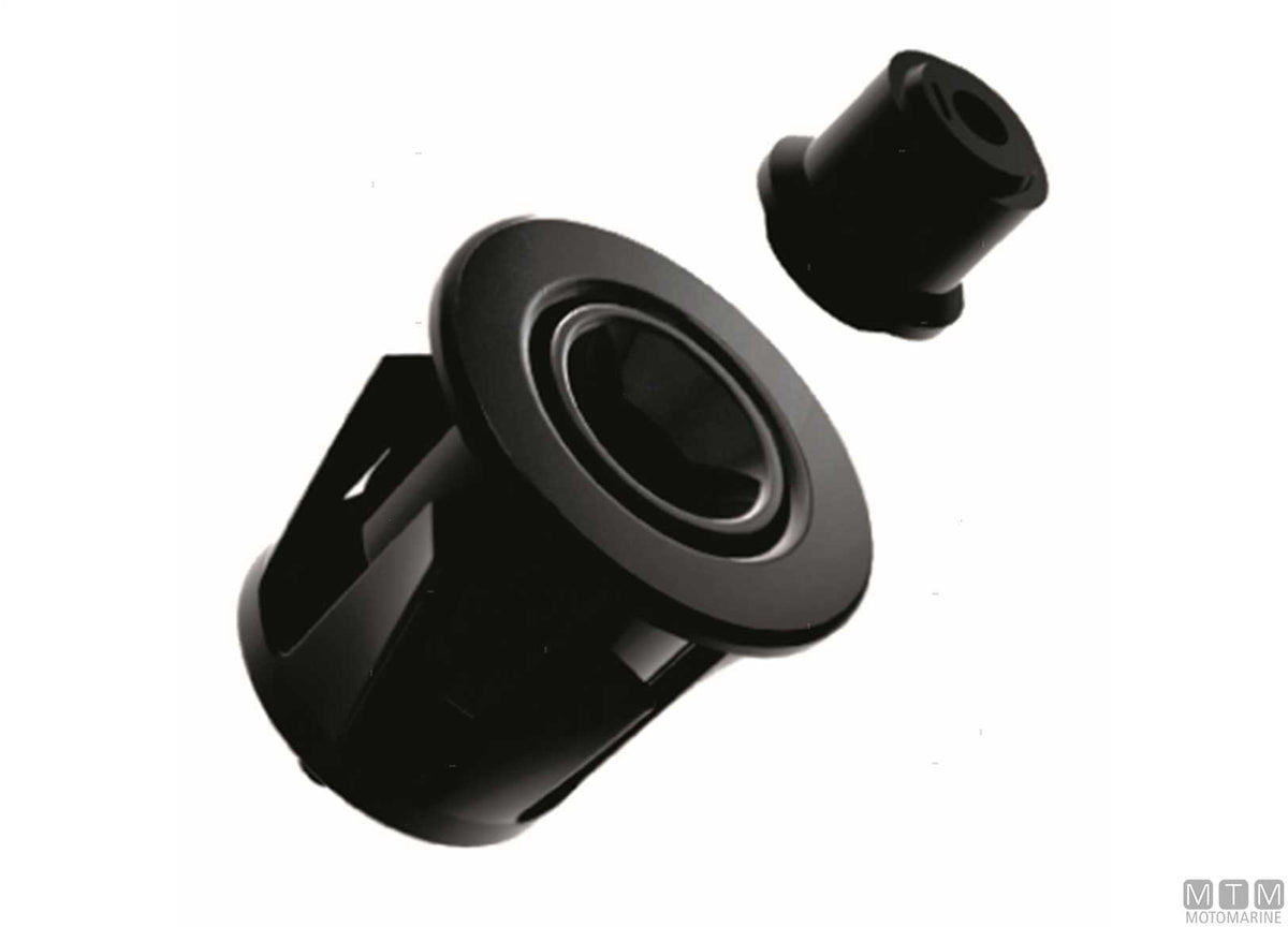 Recessed push catch snap-in Ø39 mm H46 mm - original photo Motomarine Srl