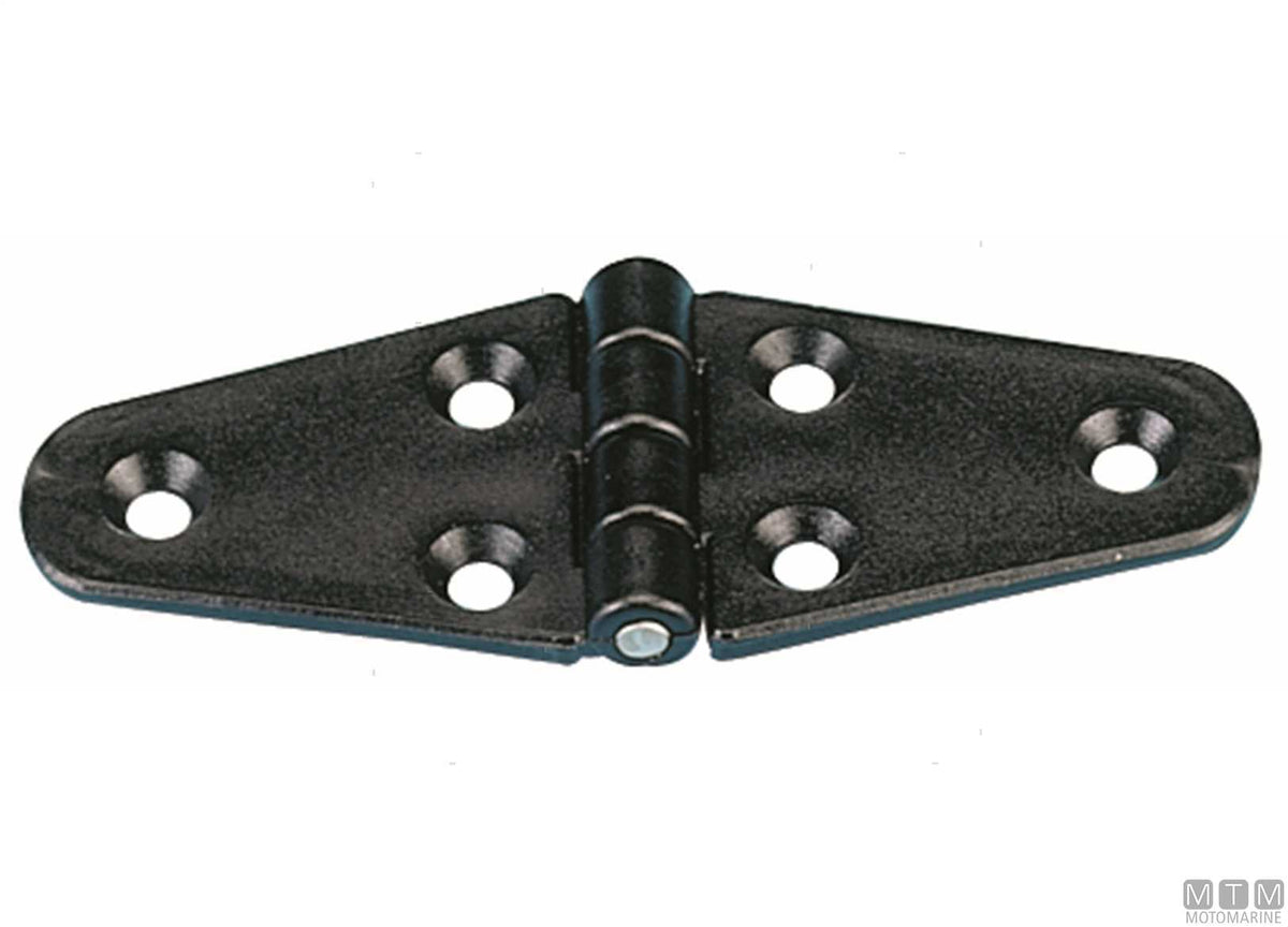 Wing hinge 40x110 mm in black plastic - original photo Motomarine Srl