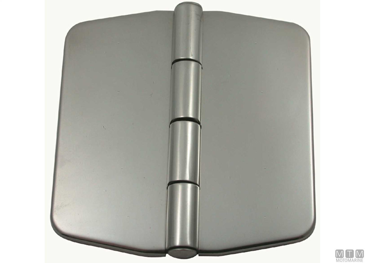 Biscuit deck hinge 75x74 mm in AISI 316 stainless steel - original photo Motomarine Srl