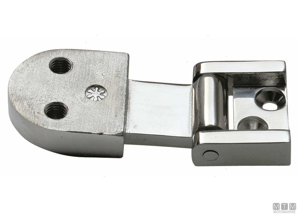 Concealed hinge for hatches 30x57 mm in stainless steel 316 - original photo Motomarine Srl