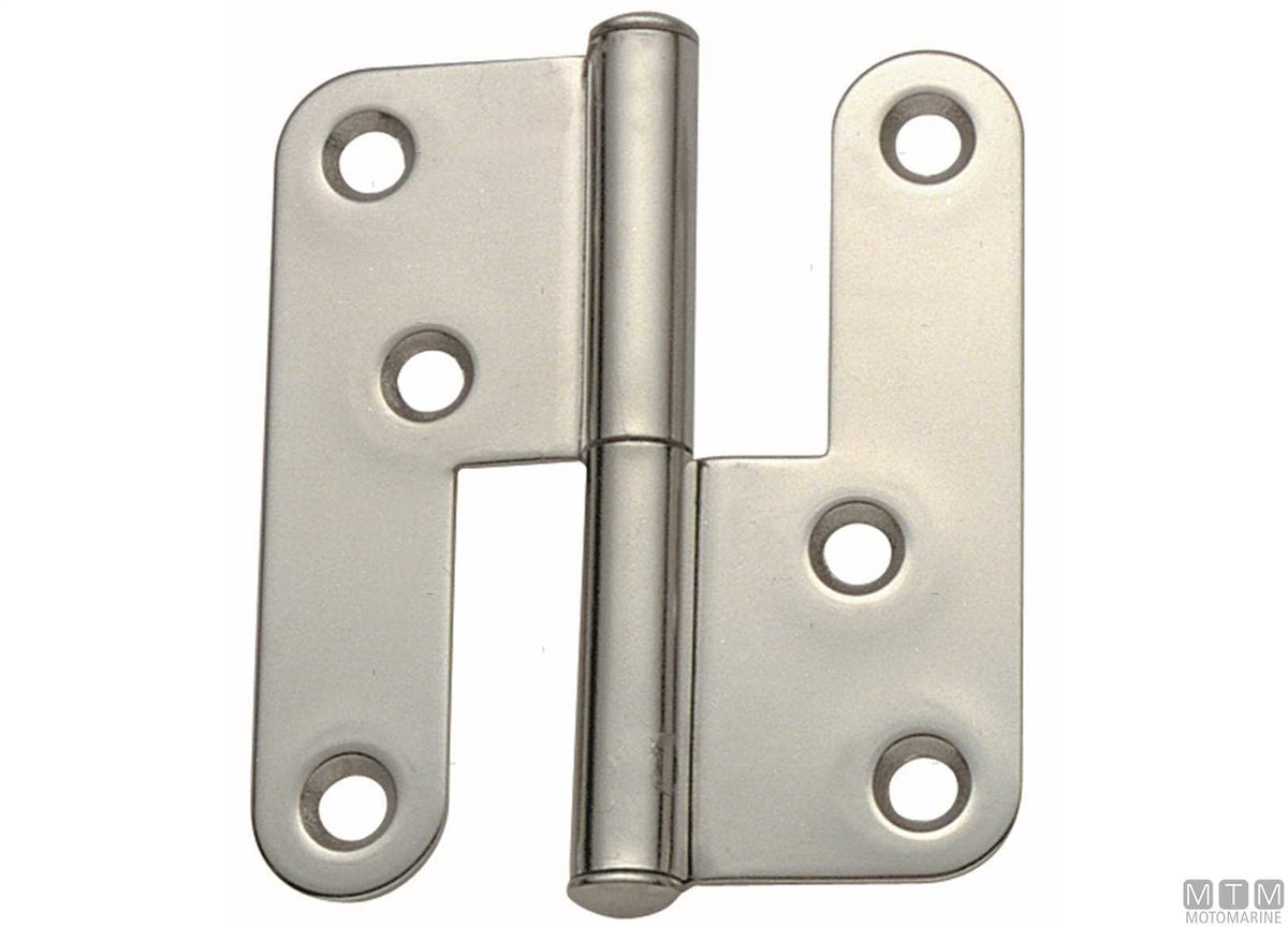Right removable hinge 85x74 mm, 316 stainless steel - original photo Motomarine Srl