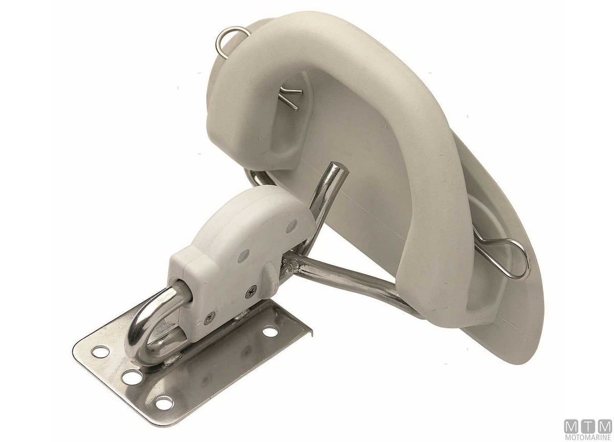Tilting system for lifting inflatable boats - original photo Motomarine Srl