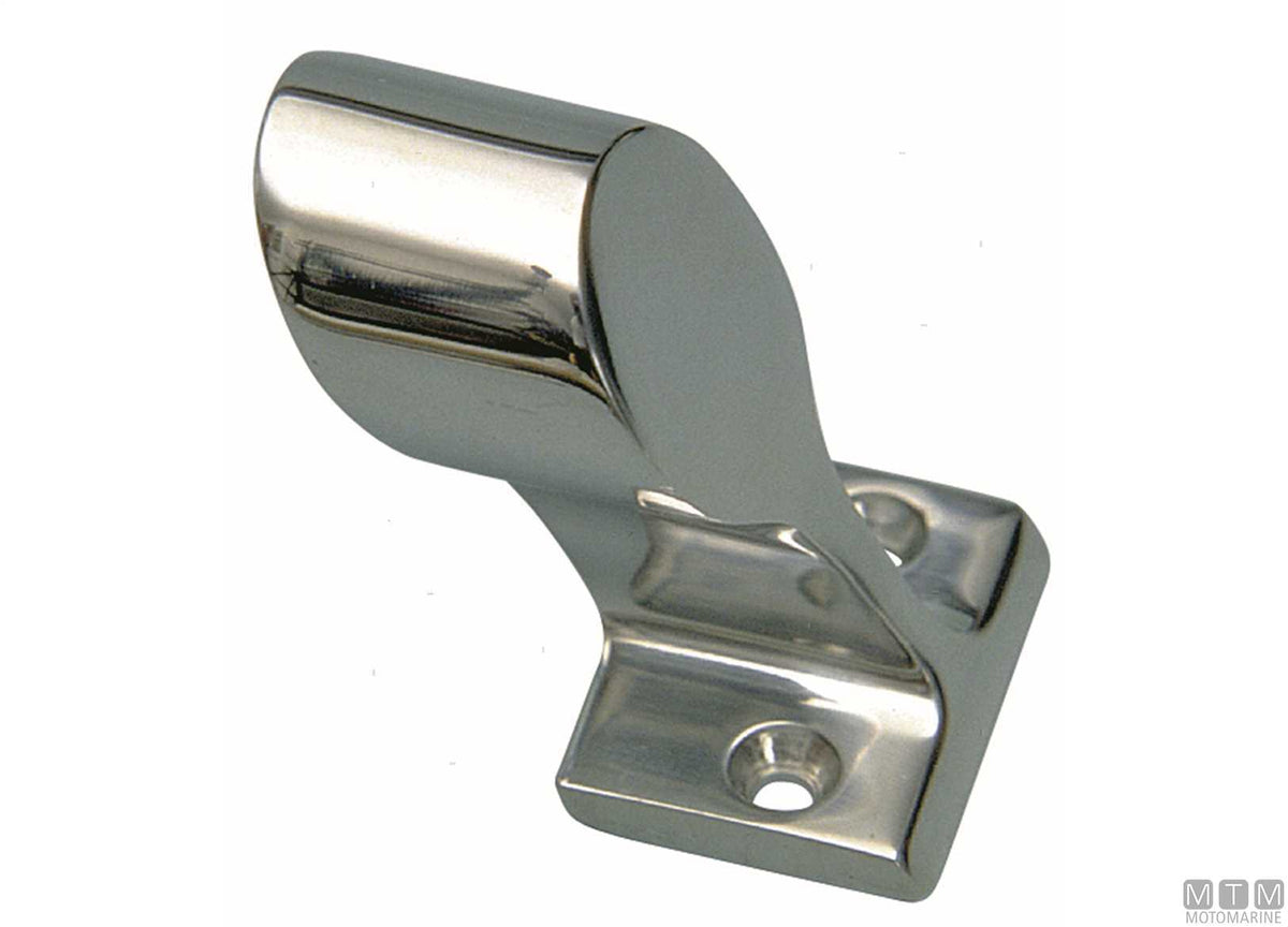 Left end support New Line D22 mm, stainless steel 316 - original photo Motomarine Srl