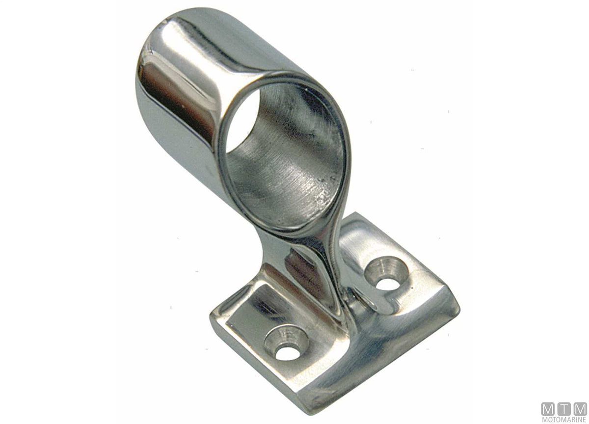 Right end support New Line D22 mm, stainless steel 316 - original photo Motomarine Srl
