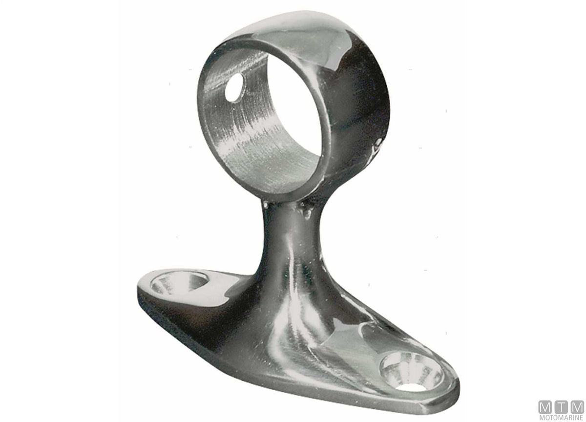 Classic through support D22 mm, stainless steel 316 - original photo Motomarine Srl