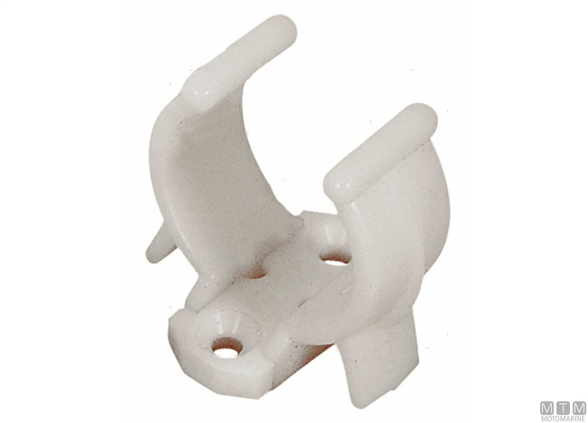 Fastening clip Ø17/23 mm white - original photo Motomarine Srl