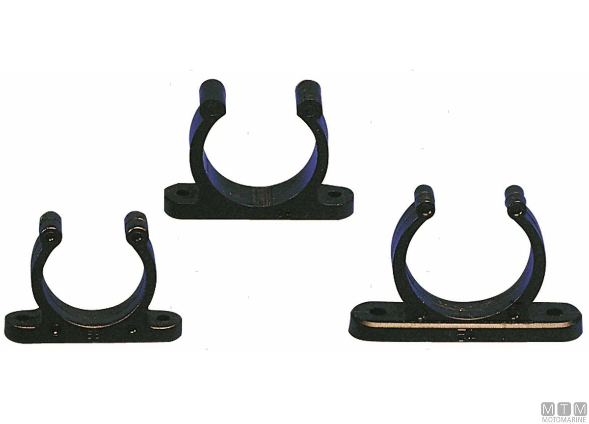 Standard fastening clip Ø35 mm black - original photo Motomarine Srl