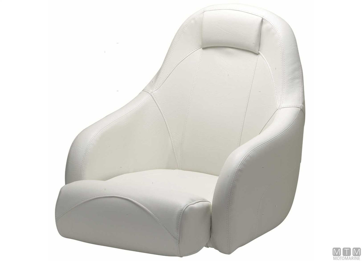 Ocean 52 flip-up seat, white - original photo Motomarine Srl