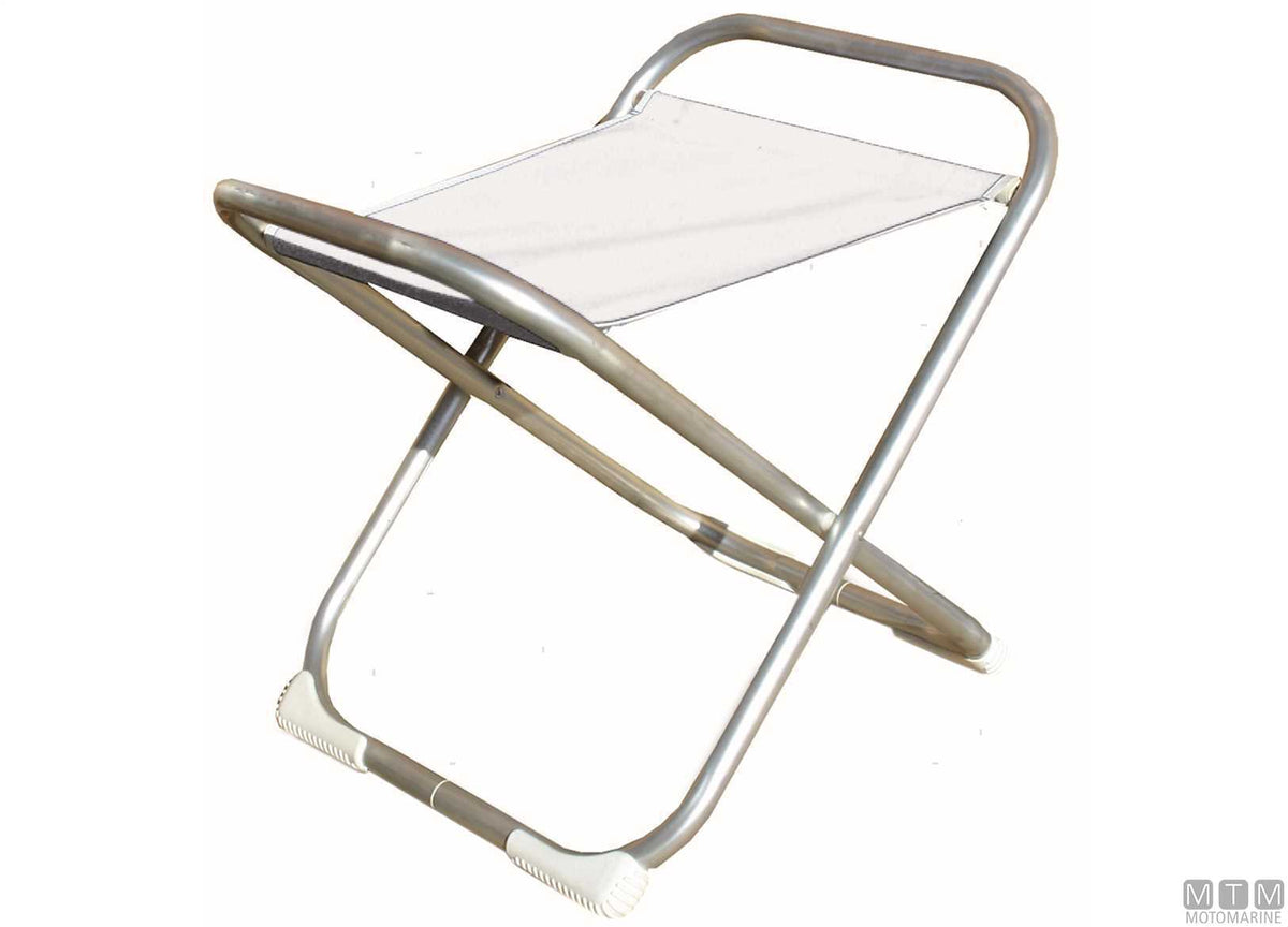 Forma Marathon M700 stool, white, aluminium - original photo Motomarine Srl