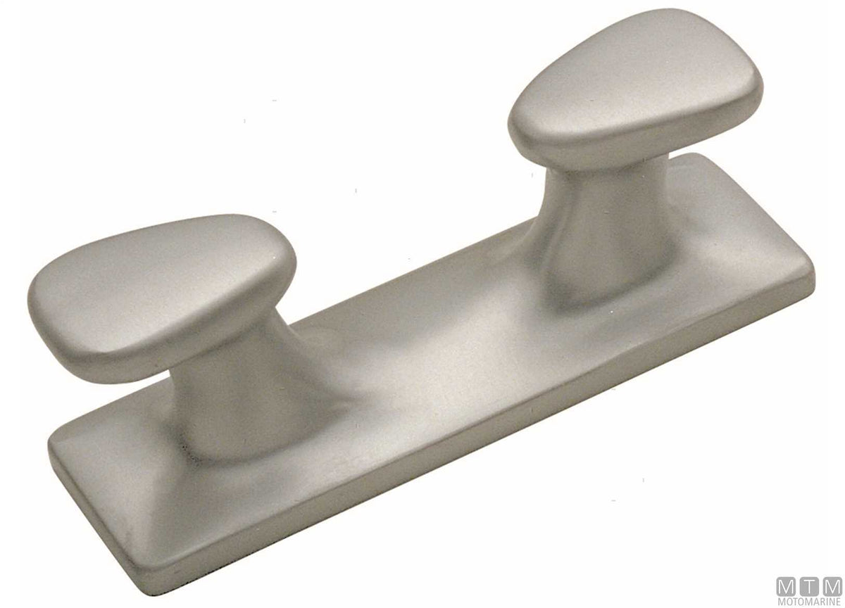 2-horn cleat Holland 160 mm in aluminium - original photo Motomarine Srl