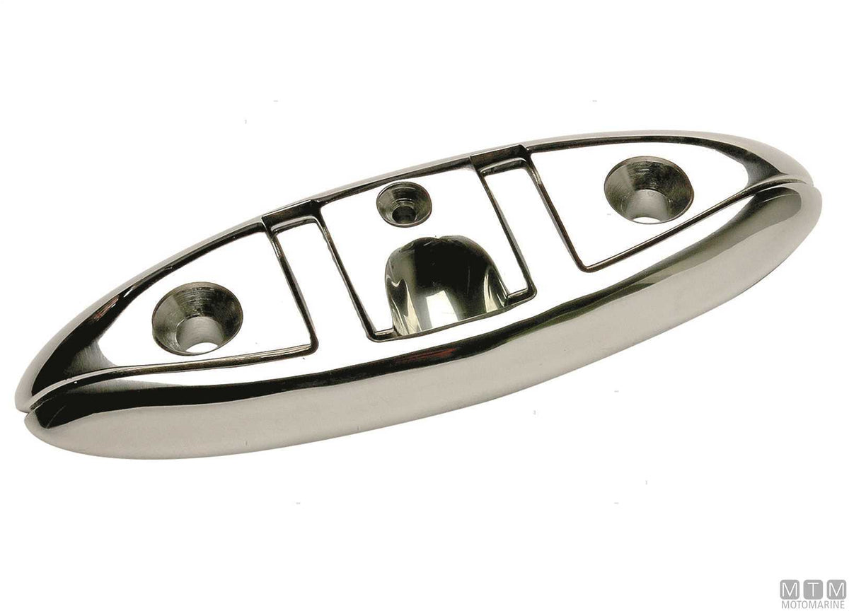 Folding cleat 155 mm in stainless steel 316 - original photo Motomarine Srl
