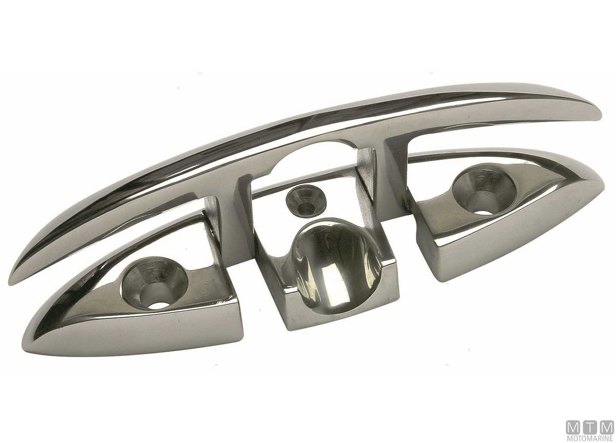 Folding cleat 220 mm in stainless steel 316 - original photo Motomarine Srl