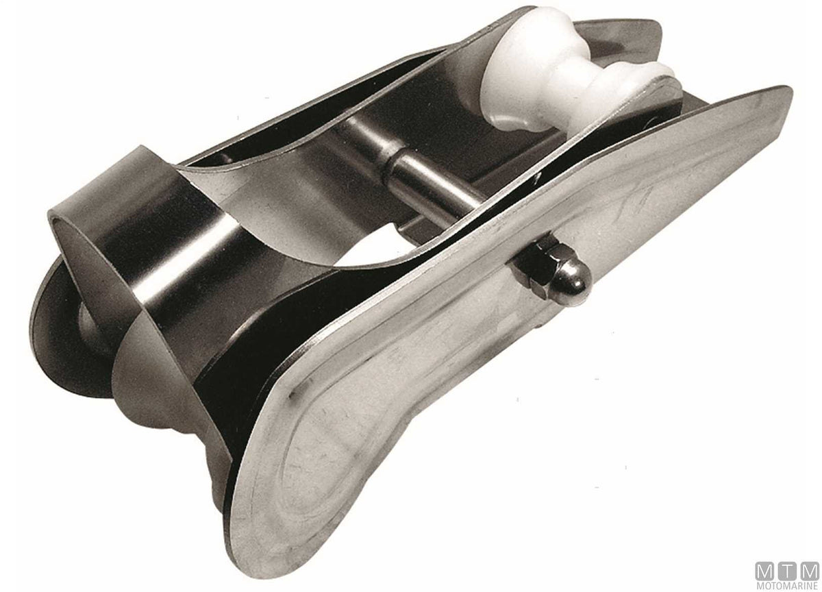 Anchor stop, stainless steel 316, for XL tilting bow roller - original photo Motomarine Srl