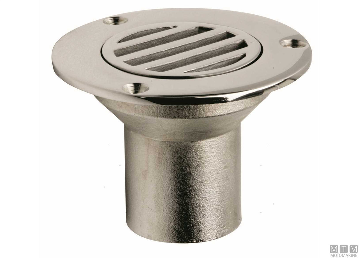 XS cockpit scupper Ø38 mm AISI 316 stainless steel - original photo Motomarine Srl