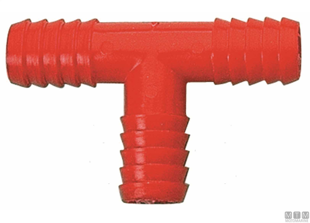 T-fitting Ø14 mm plastic - original photo Motomarine Srl